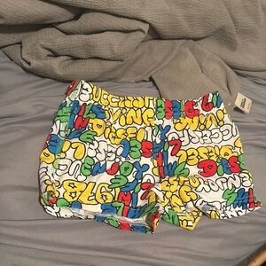 Colorful Kids Graphic Shorts